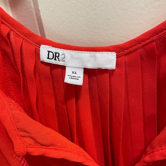 DR2 Red Ruched Tank Top - Picture 9 of 14